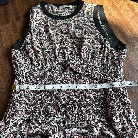 A.L.C. Paisley Printed Silk Sandra Dress size 8 - Picture 7 of 9